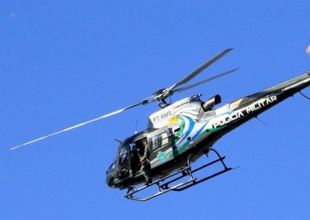 Helicóptero e BOPE seguem para caçada a assaltantes de carro forte