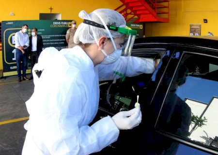 Drive-thru de testes Covid-19, será reativado no Corpo de Bombeiros em Dourados(MS)