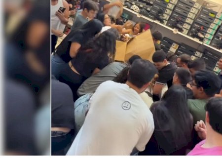 Black Fronteira leva multidão às compras e provoca correria na fronteira