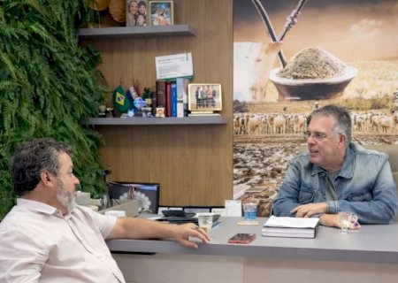 Empresário Carlos Bernardo visita prefeito Eduardo Campos e discute projetos para a fronteira