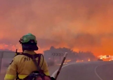 Quase 260 mil deixam casas em áreas de incêndio na Espanha e na França