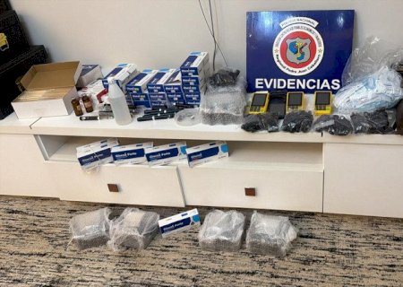 Polícia Nacional fecha laboratório clandestino de emagrecedores na fronteira
