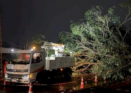 Com 800 profissionais nas ruas, Energisa restabeleceu 99% do fornecimento