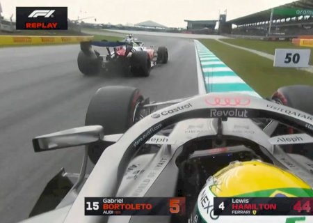 Hamilton atrapalha Bortoleto em treino na Malásia: “Que p... esse cara está fazendo?'